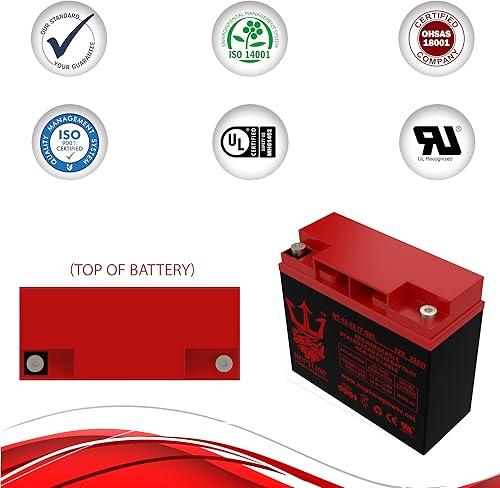 Miniatura 5 de Neptune Power Products Batería de repuesto de gel de 12 V 22 AH para Leoch LPX12-20 Producto de la marca