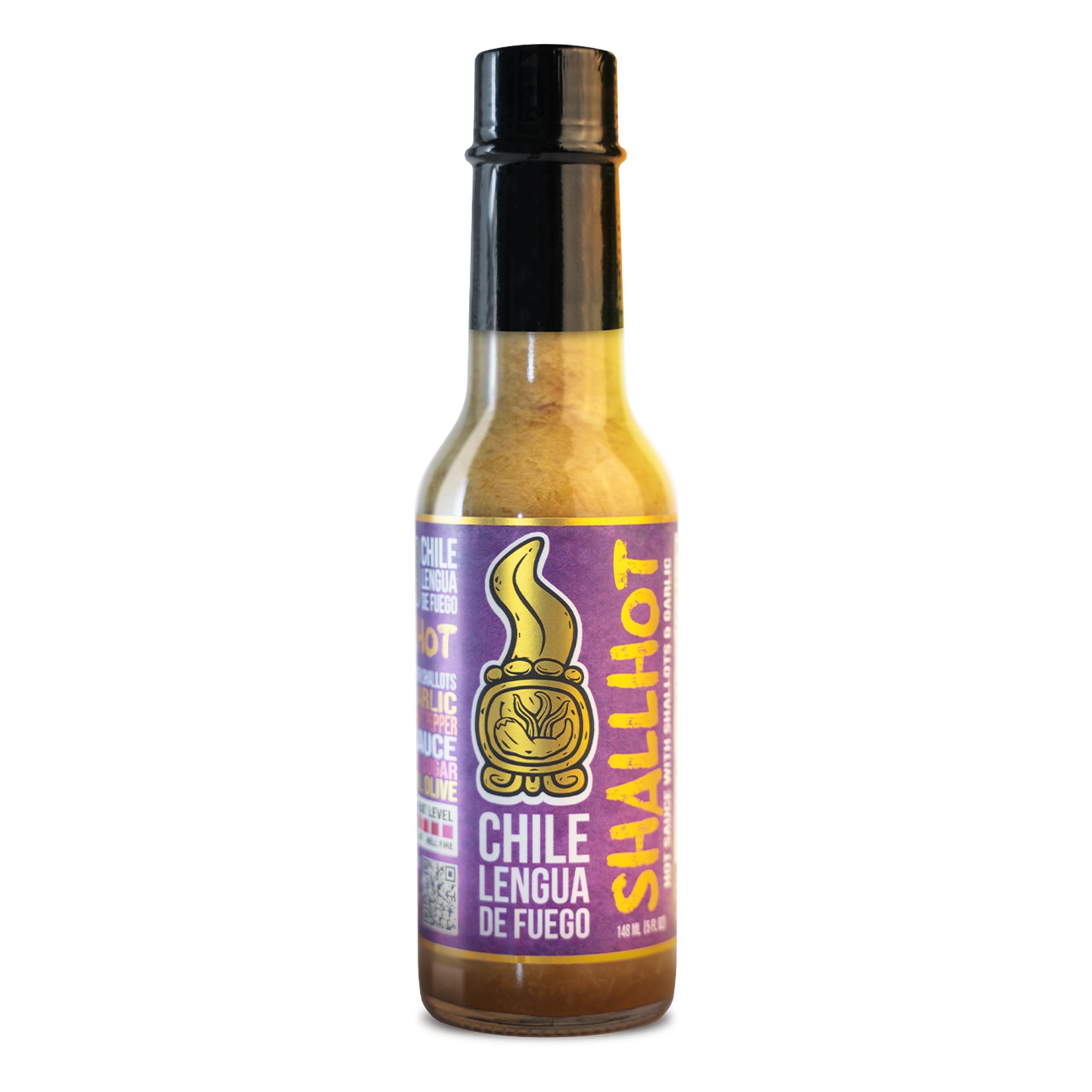Hot Sauce | Chile Lengua de Fuego (Pack of 1, Shallhot)