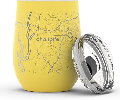 Vista 361 de Well Told Lexington Kentucky Map - Vaso de vino aislado con grabado de mapa de Kentucky, taza de acero inoxidable grabada (12 onzas, verde domingo)