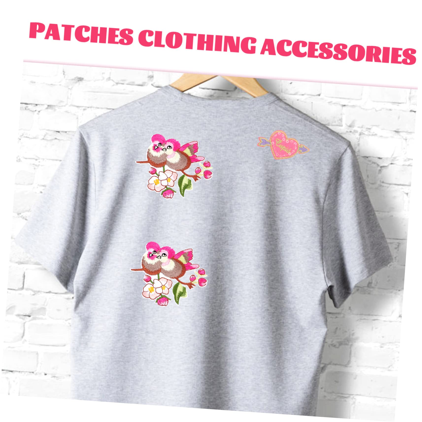 SHINEOFI 30pezzi Toppe Ricamate Patches Termoadesive Per Abbigliamento Decorazioni Per e Accessori Patches Per e Rinvigorire
