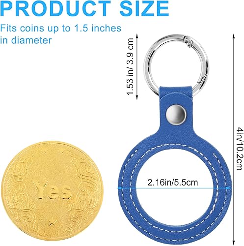 Miniatura 9 de Gjinxi Llavero de cuero para monedas