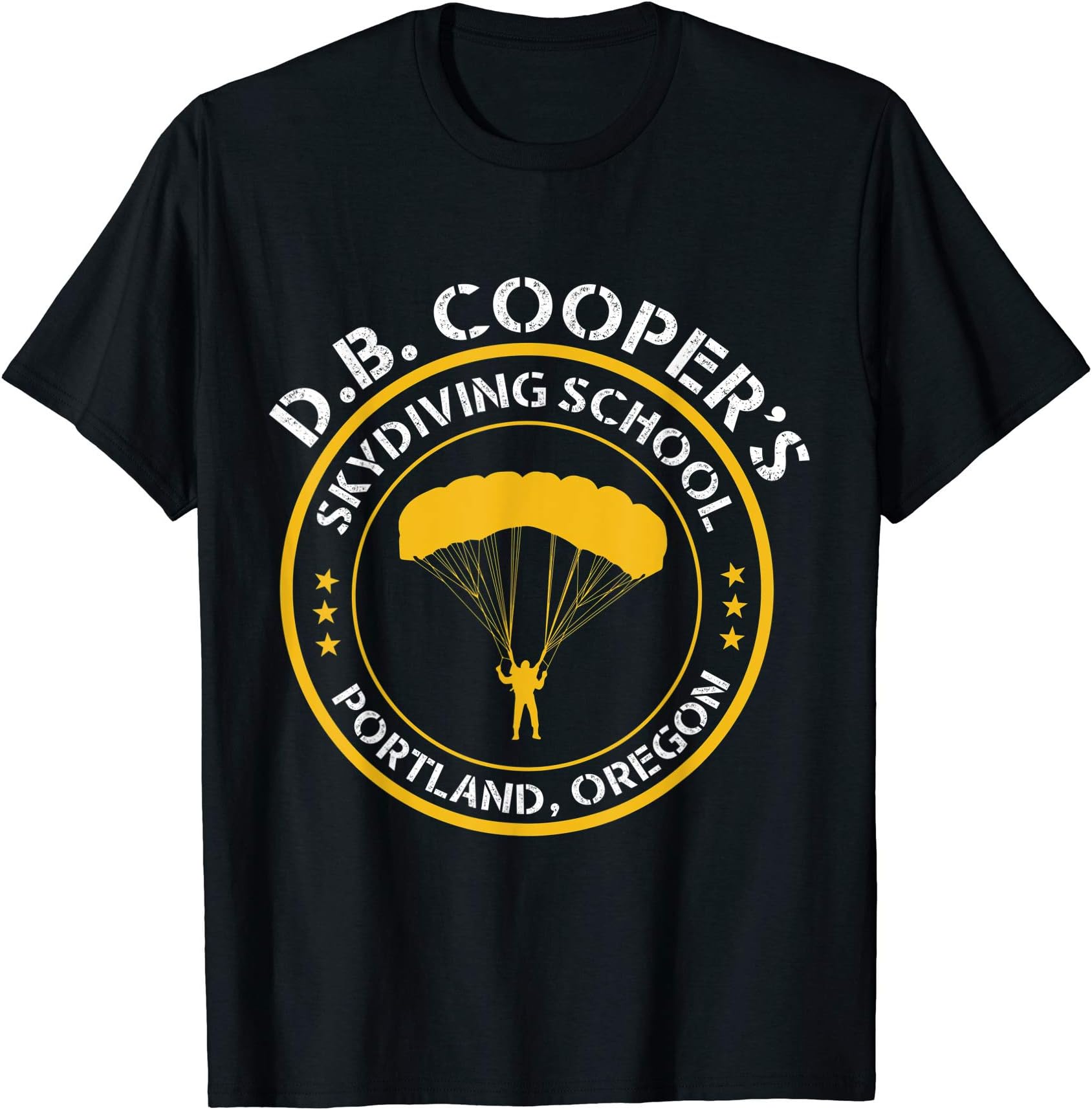 EpicGiftsDB Cooper Skydiving School Portland Oregon Funny T-ShirtOEKO-TEX STANDARD 100