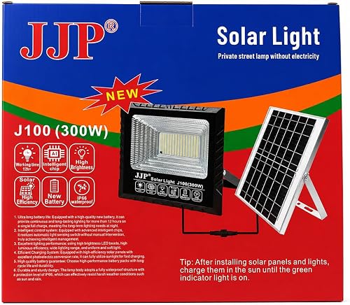 JJP Solar Flood Light J100 300W