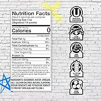 Vista 2 de Van Holten's Pickles - Pepinillo jumbo WARHEADS, paquete de 6