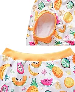 Pet Dog Yellow Sleeveless T Shirts with Fruits Pattern Printed pet Clothes Soft Breathable Vest for Large Dogs 2X-Large,Fruits