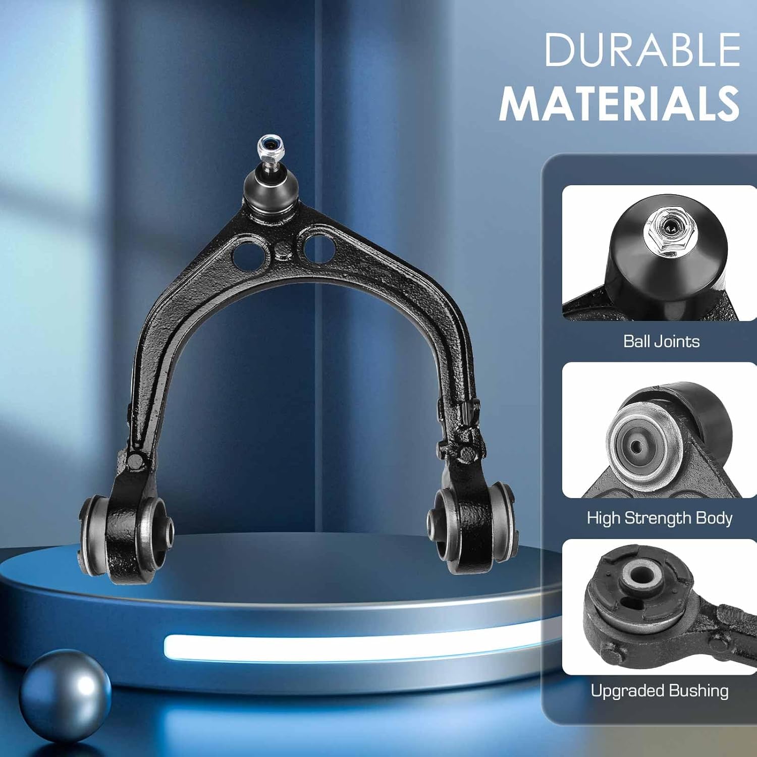 RWD Front Suspension Kit Upper Lower Control Arms Fit for Dodge Challenger Charger, Fit for Chrysler 300 2011-2017, 14 pcs with Ball Joints Sway Bars Tie Rods