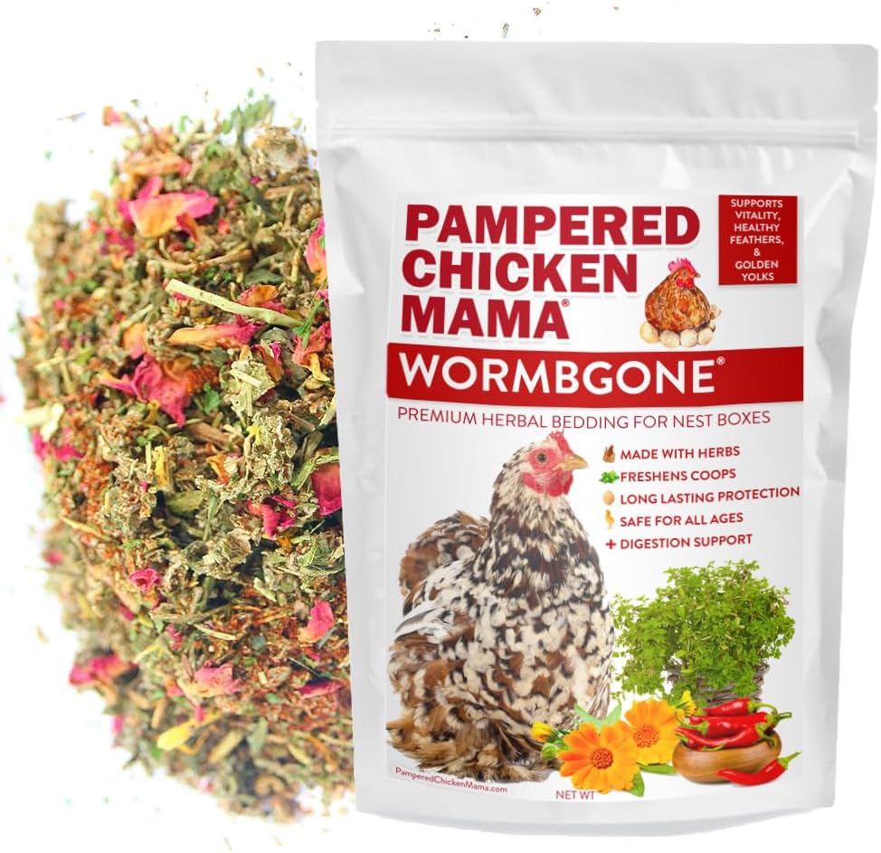 WormBGone Premium Backyard Chicken Nesting Herbs & Coop Herbs (4.5 Pound)