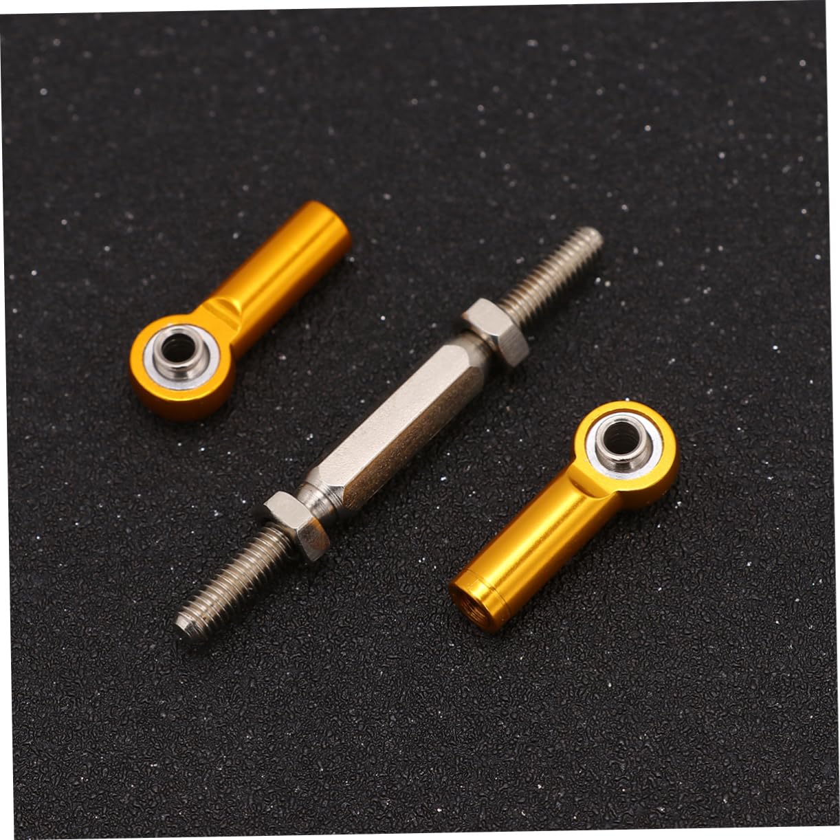 Toyvian Adjustable Pull Rods 71mm Length for Pull Rod Linkage Turnbuckle Linkage