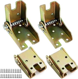 4PCS Folding Table Leg Extension Bracket, DIY Foldable Work Table Leg Bracket, Locking Hinge Color Bed Foot, for Folding Foot Support