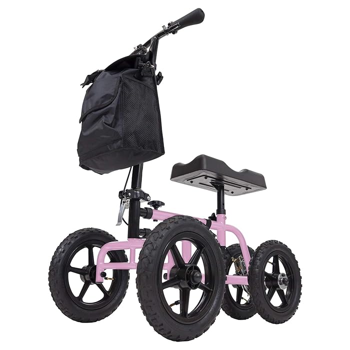 Buy Vive Mobility Knee Walker (All Terrain) 12 Inch Steerable Scooter