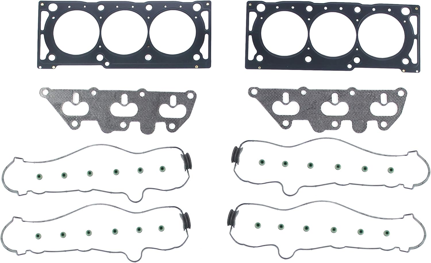 DNJ HGS3105 Head Gasket Set for 1999-2001 Cadillac Catera 3.0L V6 24V DOHC 2962cc