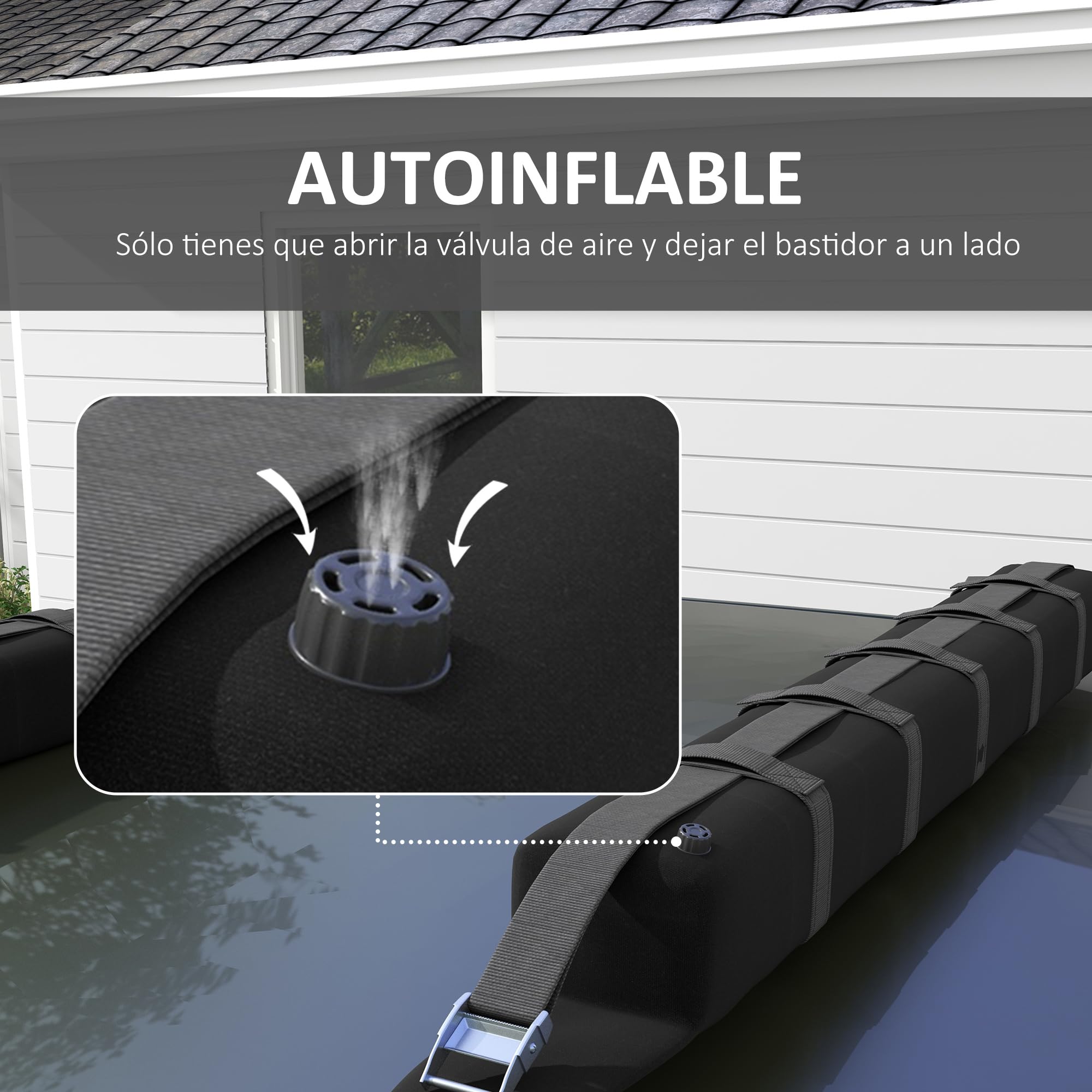 HOMCOM Barras de Transversales de Techo de Coche Baca para Coche Universal de 2 Piezas con Correas de Sujeción Cerradura Antirrobo y Llave Carga 75 kg 85x10x8 cm Negro