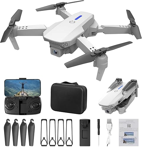 Miniatura 2 de Drone with Dual 1080P HD Camera for Adults - WIFI FPV Drone with Camera RC Quadcopter Toys Gifts for Boys Girls with Altitude Hold Trajectory Flight