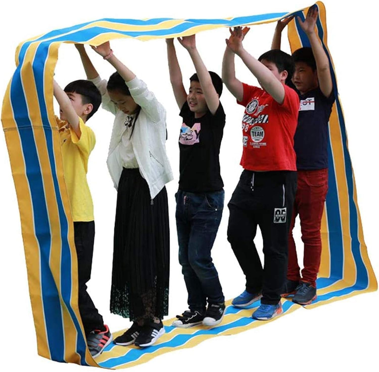 Outdoor Relay Race Rolling Mat, Fun Playing Run Mat, Teamwork Activity Rug for Group Games & Field Day Events(8m/314.96in)