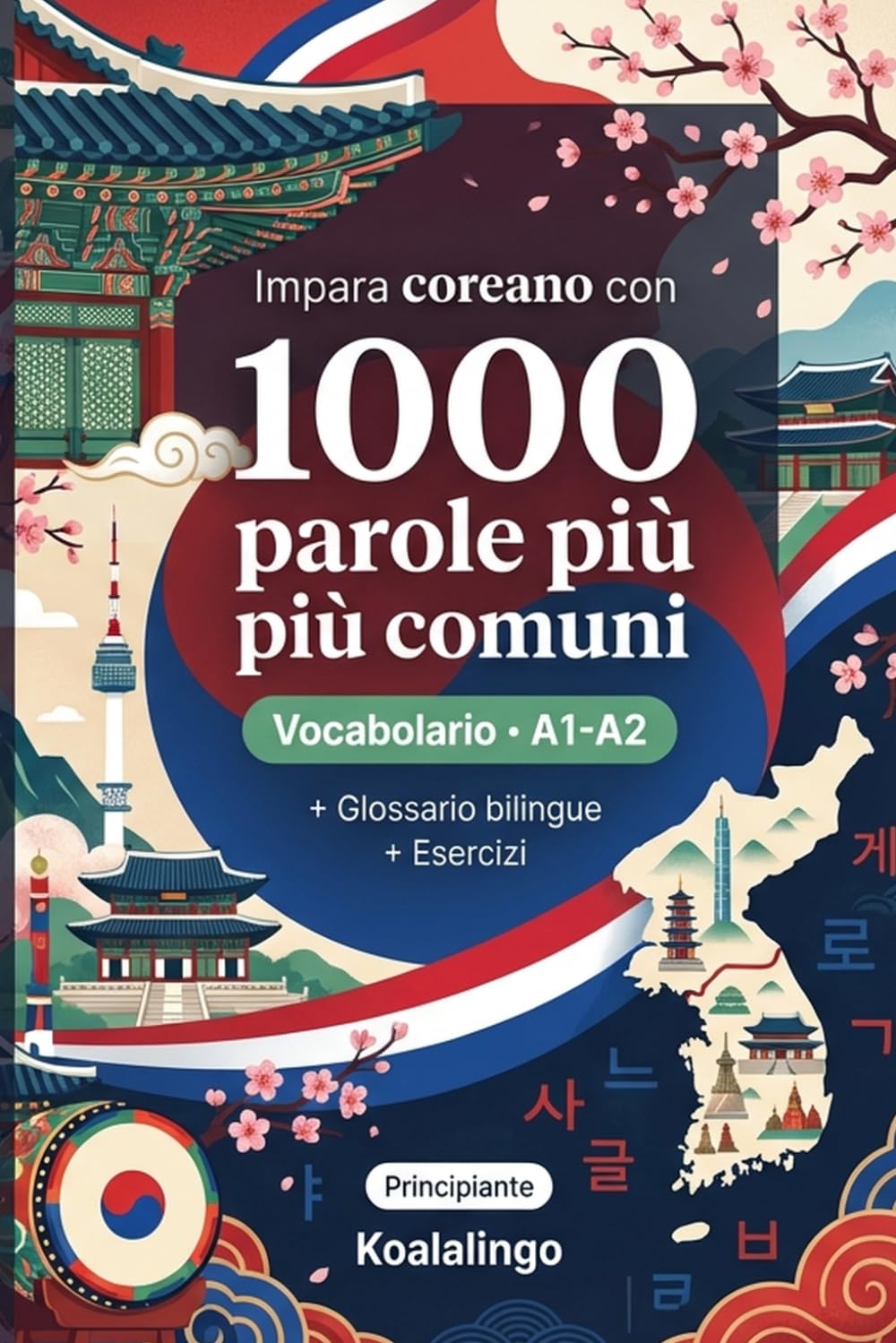 1000 Parole Più Comuni in Coreano per Principiante: Esercizi, esempi pratici e glossario completo – Livello A1-A2