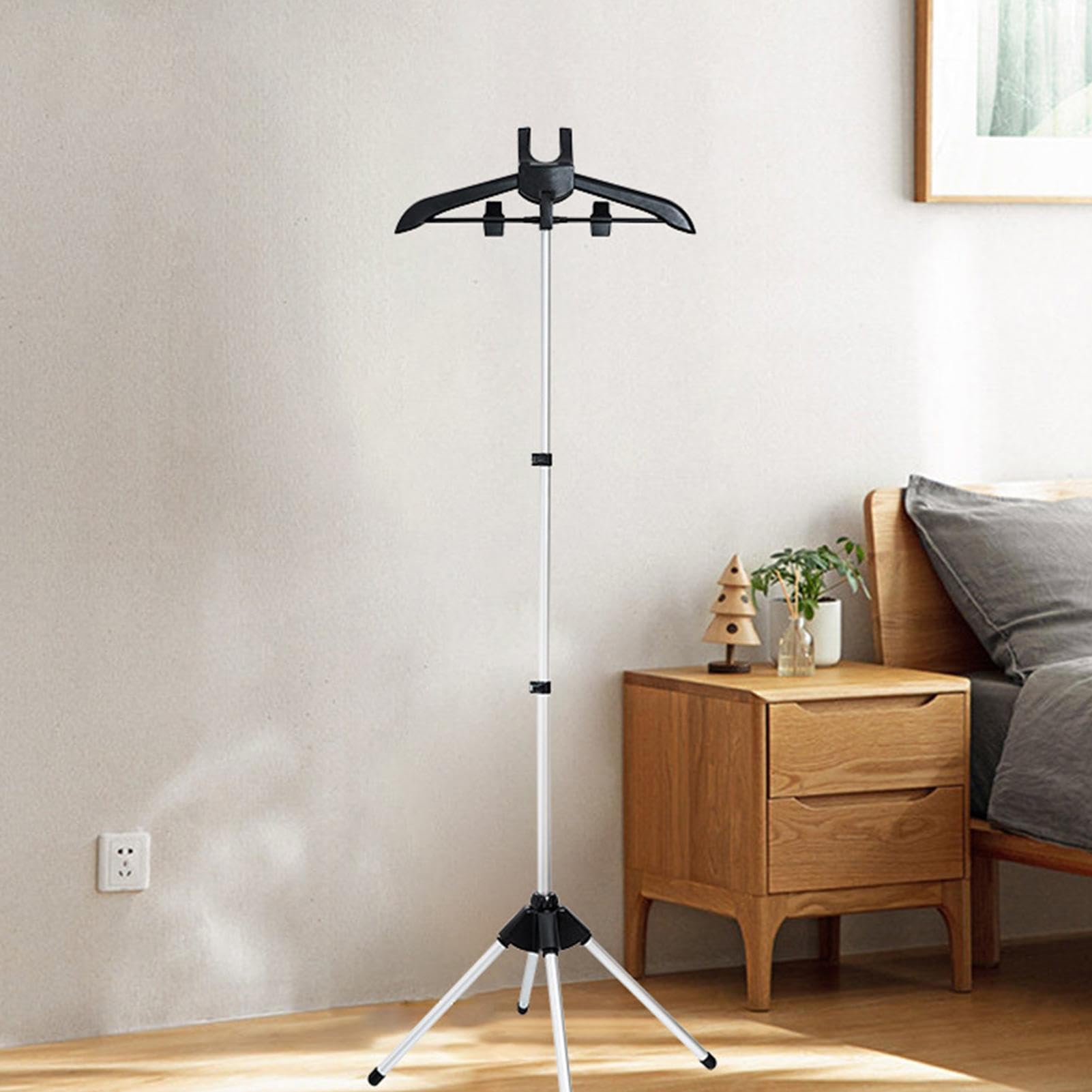 Appendiabiti Vapore - Grucce Per Ferro Da Stiro Vapore | Stendibiancheria pieghevole | Supporto Da Stiro Verticale Telescopico Fornito Con Guanti Da Stîro | Indumento Steamer Rack Per Ferro Vapõre