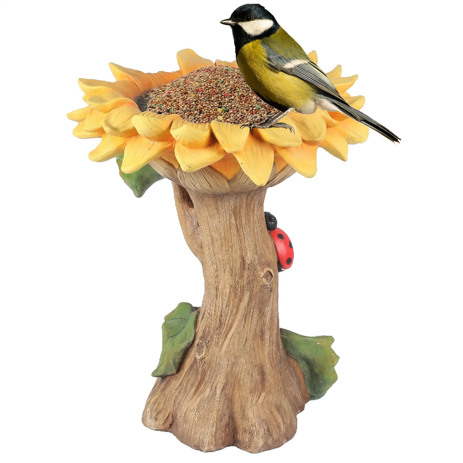 Ornements d'art et bain d'oiseaux extérieur de prestige pour le jardin