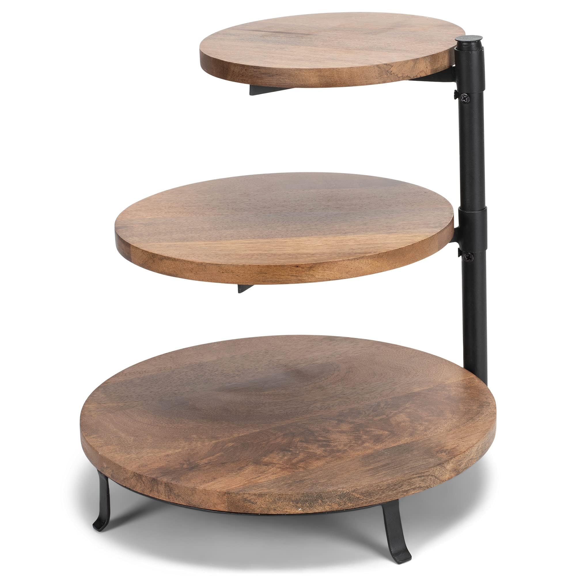 Présentoir 3 étages Demdaco gain de place pour table basse