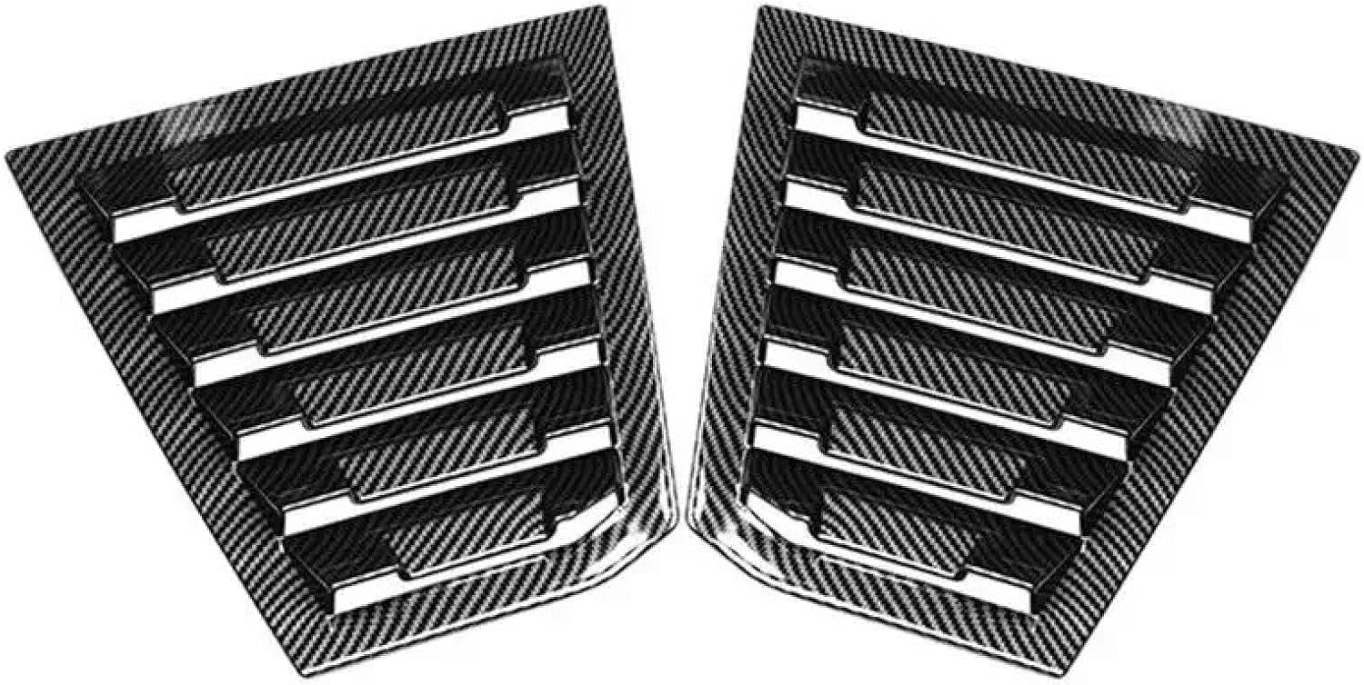 車の後部サイドウィンドウ に適合する クルーズセダン 2016-2019 カーボンファイバースタイル 車用リアルーバーウィンドウサイ