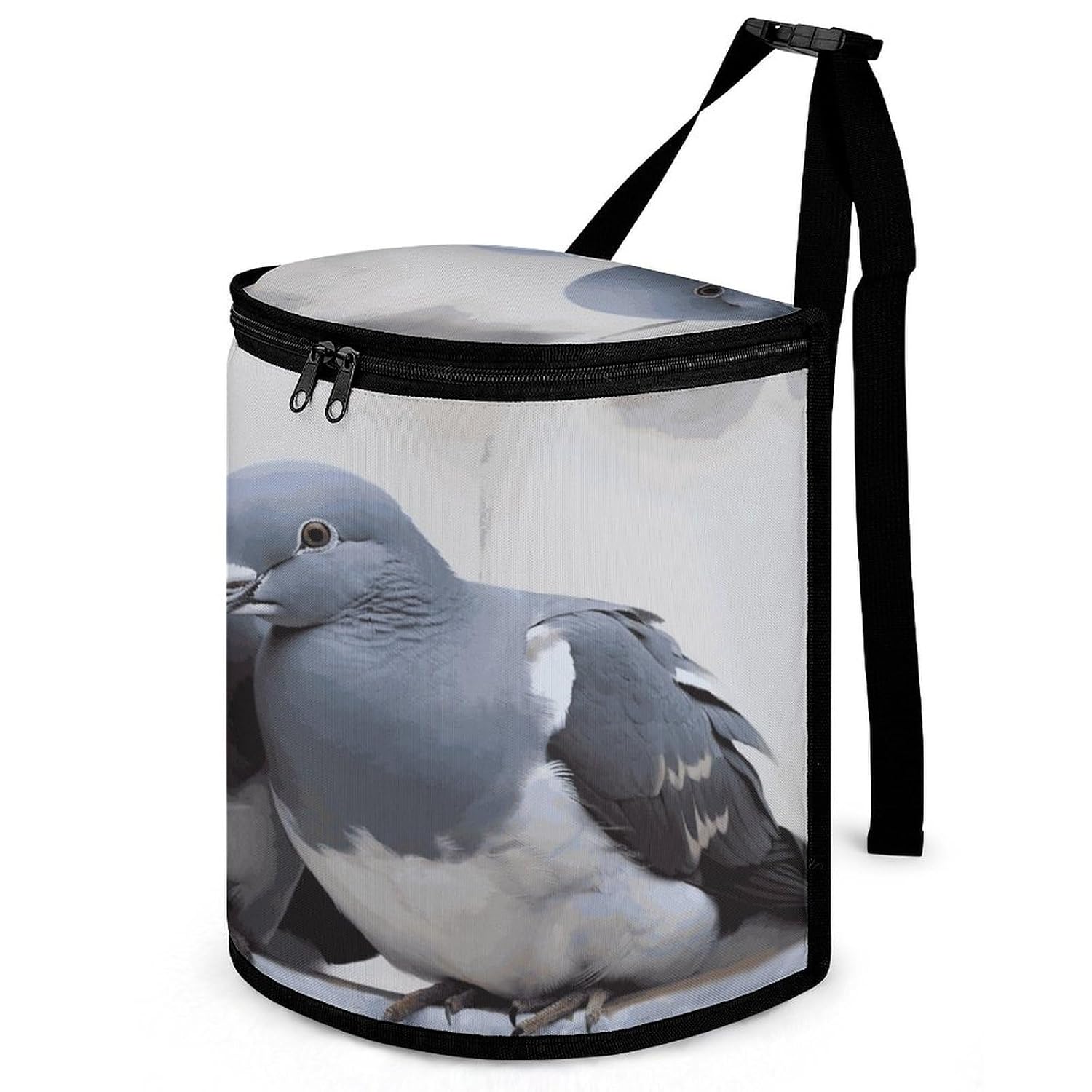 Doves Car Trash Can Bin Bag Waterproof Car Garbage Can Bag Trash Can for Car Car Trash Can for Women Men Garbage Can for Car Car Trash Can with Lid Trash for Car Trucks Rvs