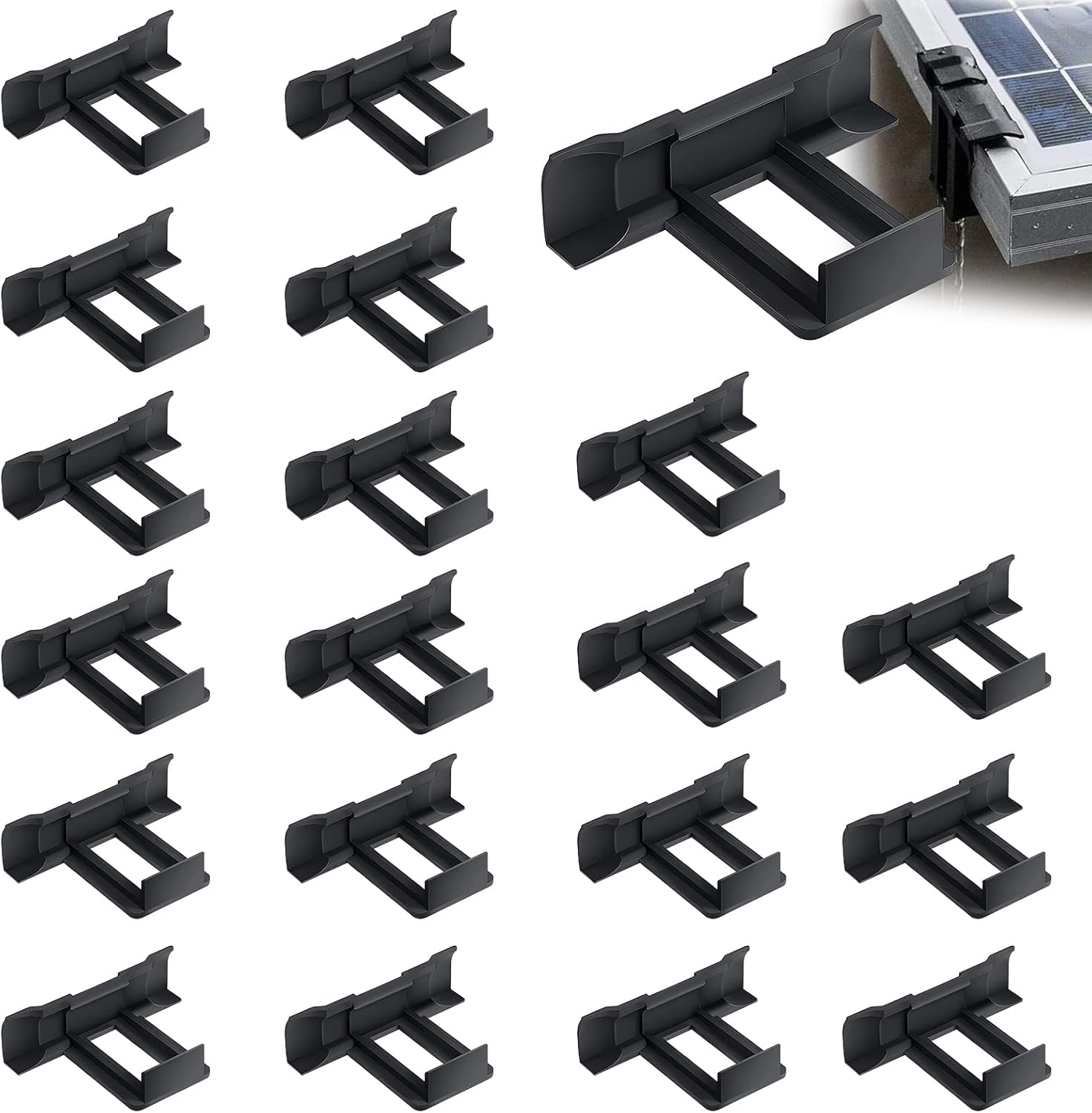 20 Stück Solarpanel Wasserablauf Clips Entwässerung Clips Solarpanel