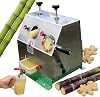 Manual Sugarcane Juicer Machine – High-Yield Sugar Cane Squeezer - Commercial Sugarcane Press Extractor, Hand-Crank For Whole Unpeeled Cane,Ginger,Fruits & Vegetables
