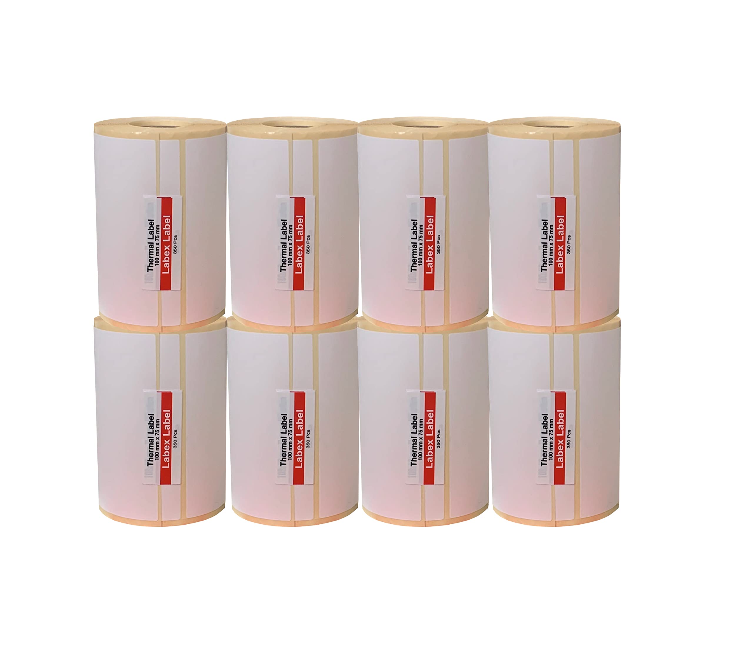 Thermal Labels 100x20 mm (4" x¾) Roll – Price Labels Value Pack High Volume – 8 Rolls 8000 Labels – Direct Thermal No Ribbon – Compatible with TSC, Godex, Honeywell – Labex Label — image 1