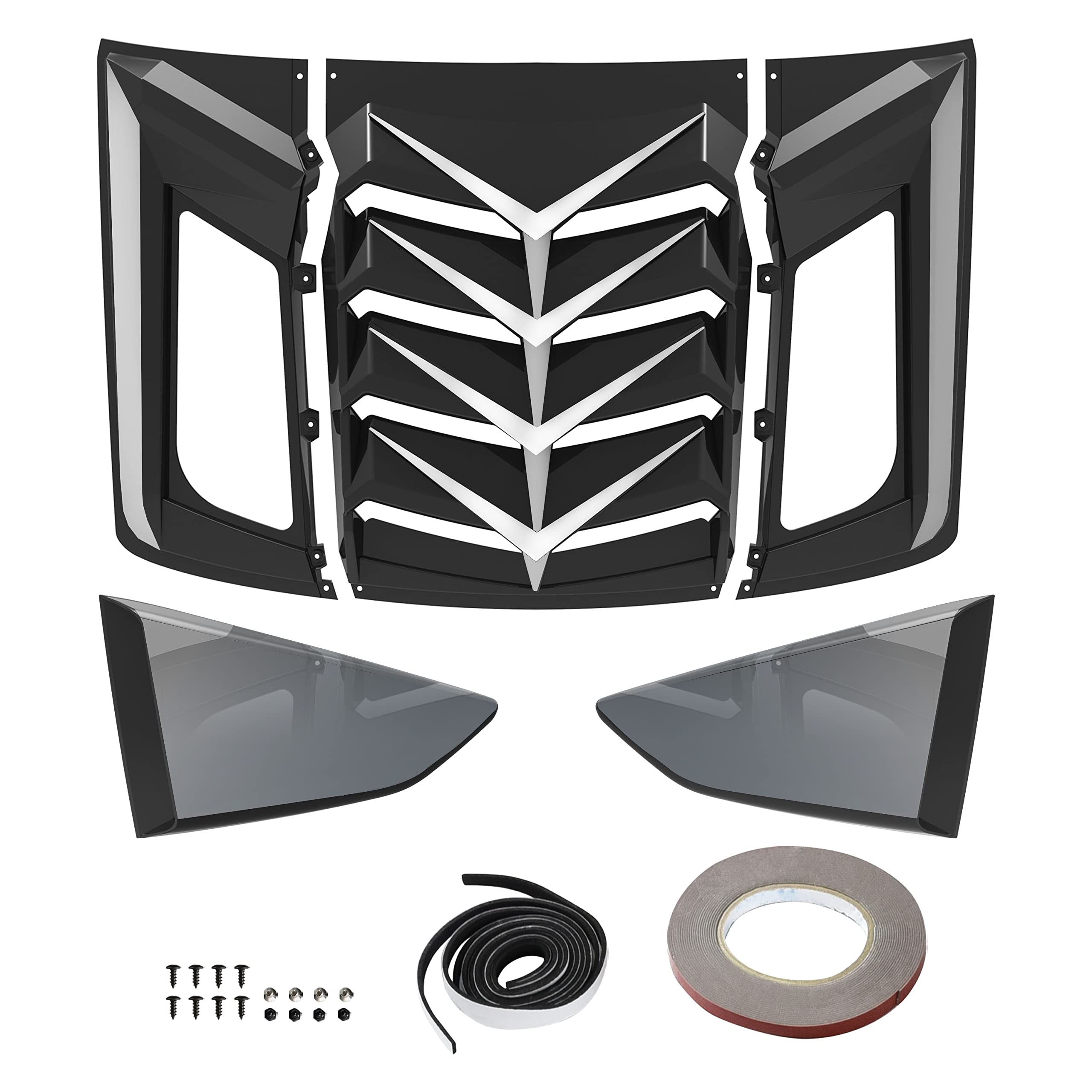 Amazon | KEWISAUTO ウィンドウルーバー Camaro 16-21 リア&サイド