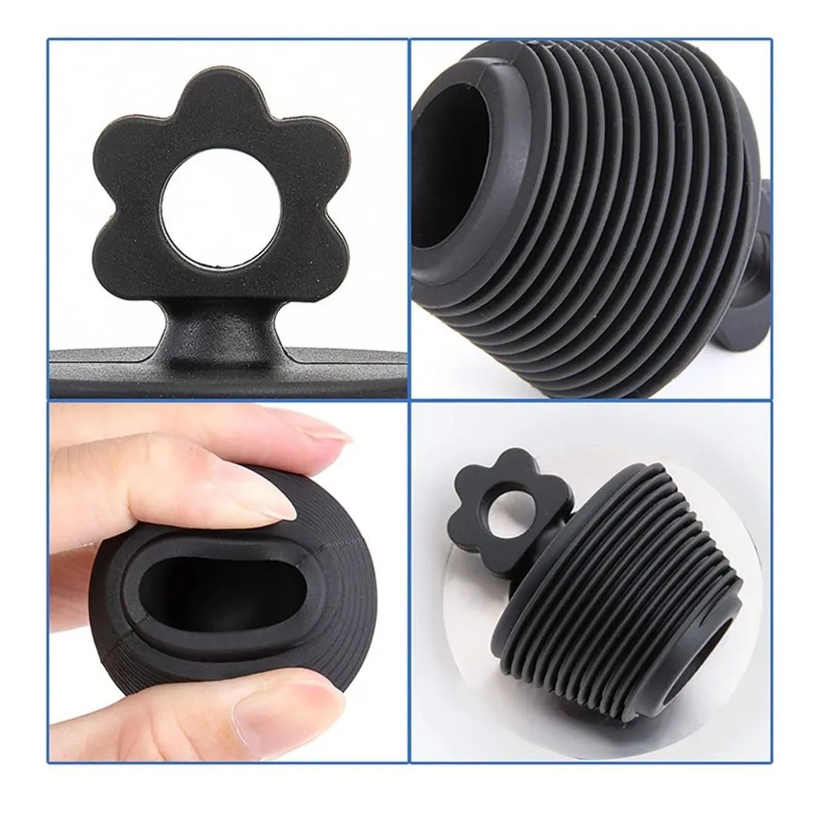 Tapón universal de silicona para ducha, cubierta de drenaje de desbordamiento y tapón para bañeras (rosa camuflaje)