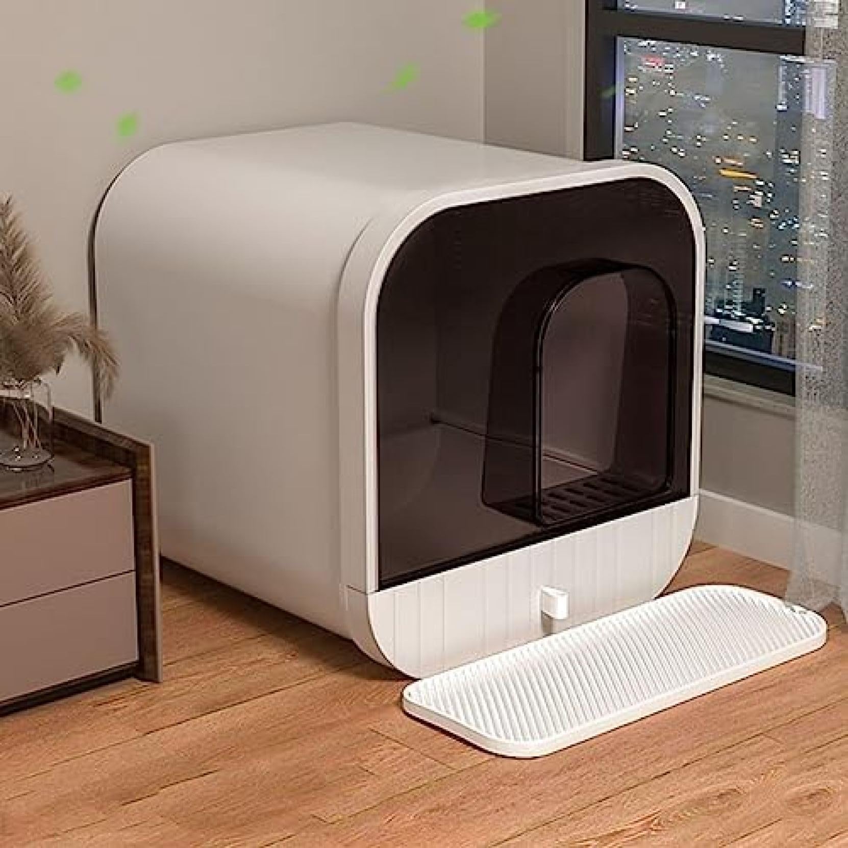 Amazon | 猫トイレ ドーム型 大型 猫用トイレ本体 システム