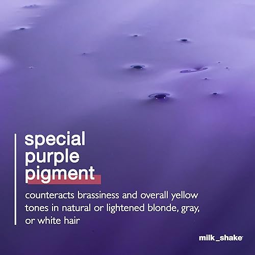 Miniatura 10 de milk_shake Silver Shine Light Purple Shampoo for Blonde Hair