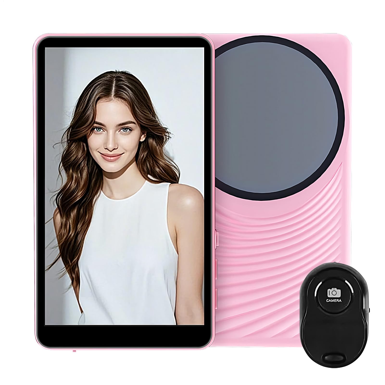 Ekran Monitorujący do Selfie Bezprzewodowe Lusterko do Selfie dla Aparatu | Akcesoria Do Smartfona Z Mocowaniem Magnetycznym Do Użytku Wewnątrz I Na Zewnątrz