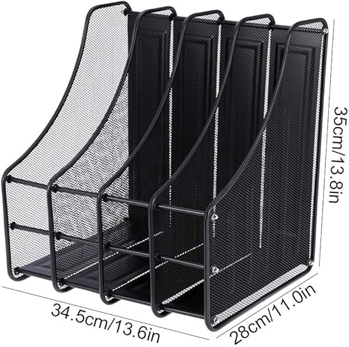 Miniatura 8 de Diyeeni 11.0 x 13.6 x 13.8 in  11.0 x 13.6 x 13.8 pulgadas 4 secciones de gran capacidad con diseño vertical, soporte perfecto para mantener tus