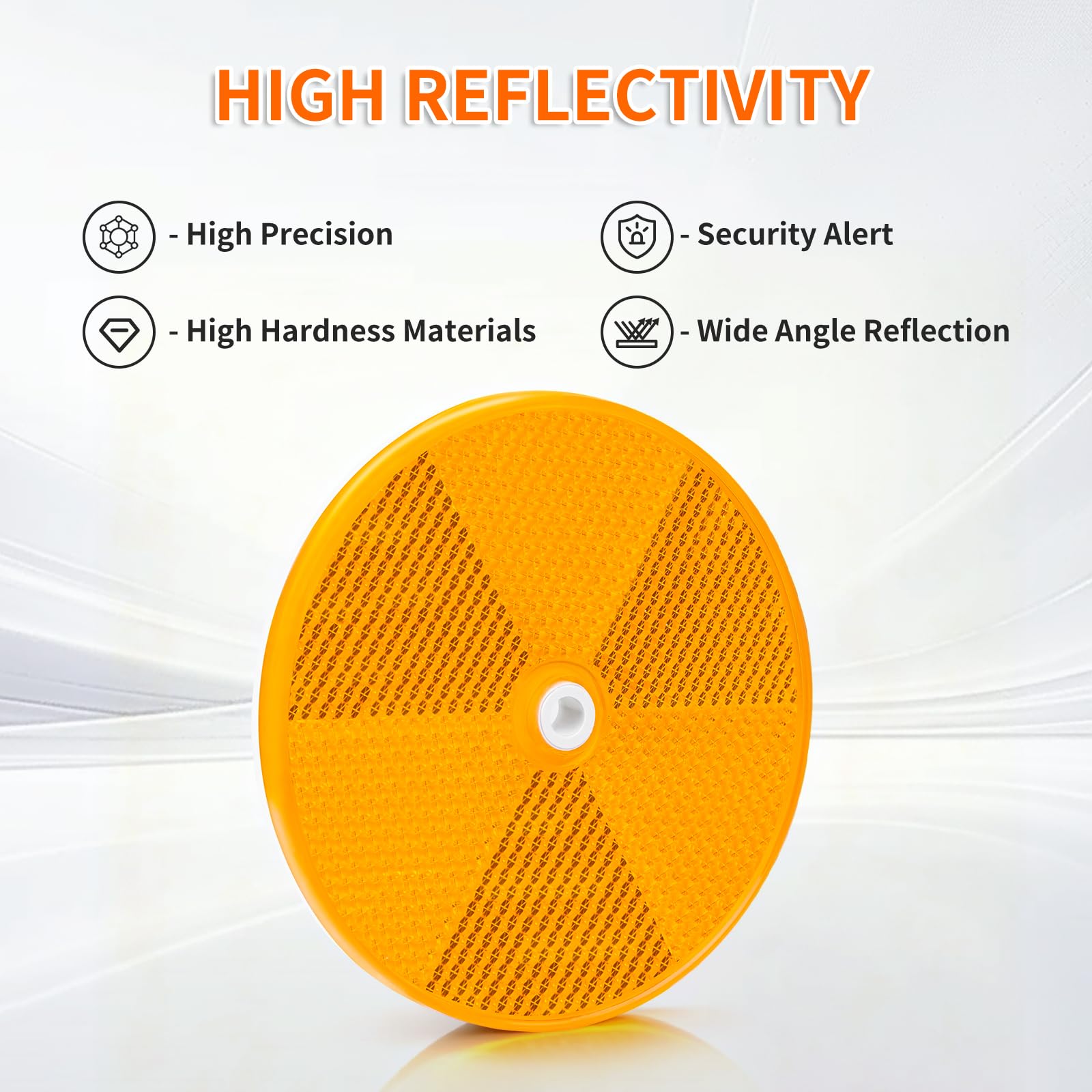 Qiping 4 Pcs feu de gabarit led orange 12v 24v feu de position jaune Qiping 4 Pcs feu de gabarit led orange 12v 24v feu de position jaune