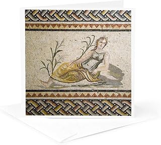 3dRose Greeting Card - Naias, Mosaic, Gaziantep Archaeology Museum, Turkey-AS37 AKA0757 - Ali Kabas - Mosaics