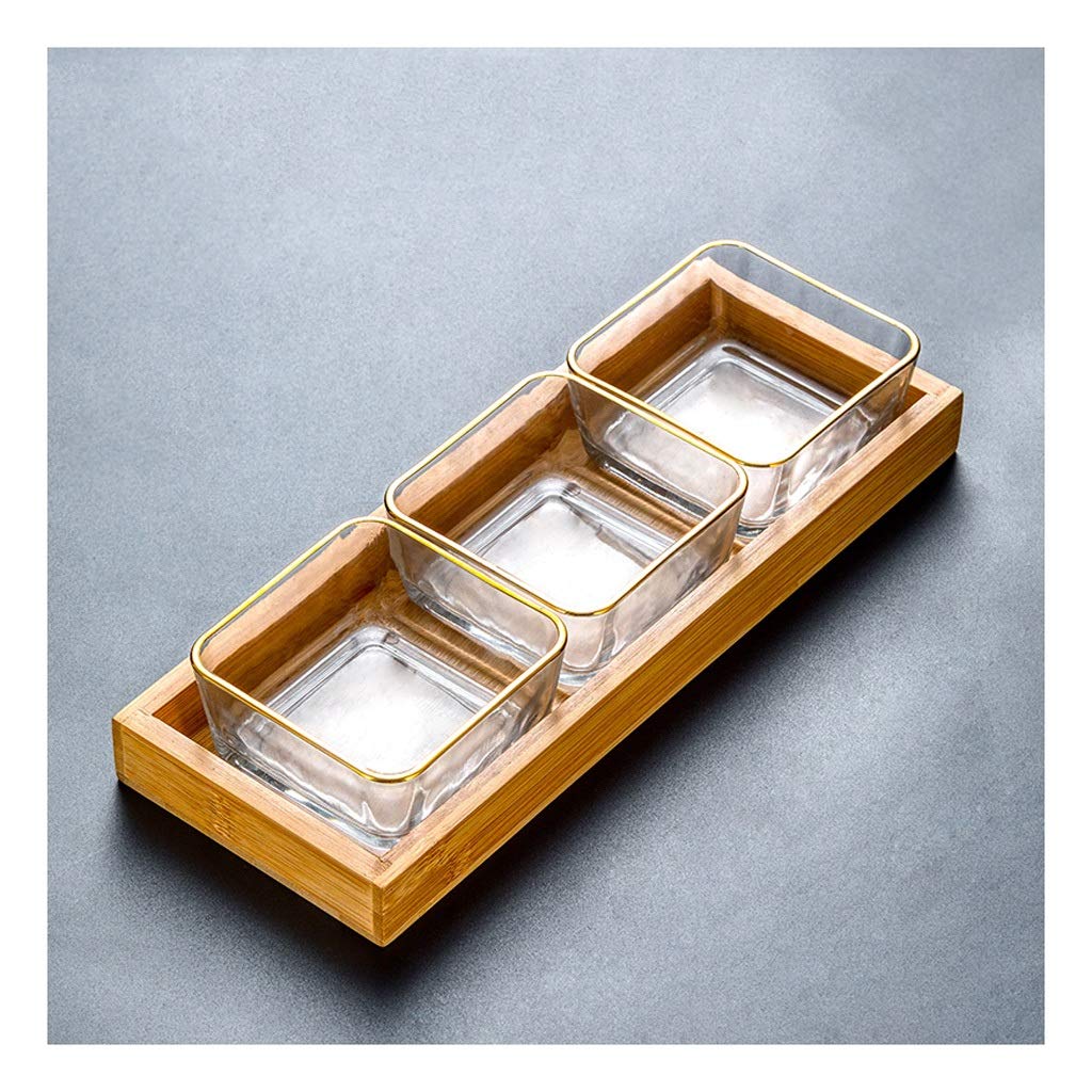 Vorspeisenteller, Kompott-Snackteller, Glas-Obstteller, Haushaltsdesserts, Trockenfrüchte, Desserts, Süßwaren, Snacks, Snacks, Gitterplatte Mit Tablett, Dip-Gerichte (Größe: A) (Aa) (Ab)
