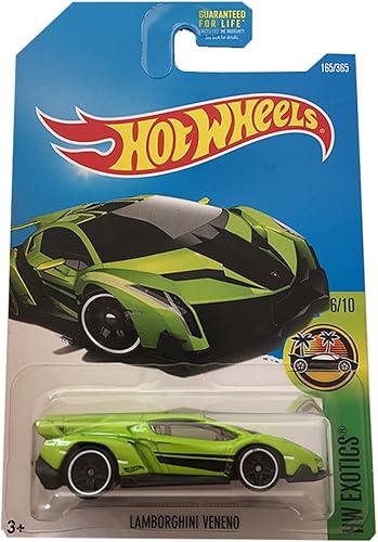Hot Wheels Lamborghini Veneno - Tarjeta larga HW Exotics