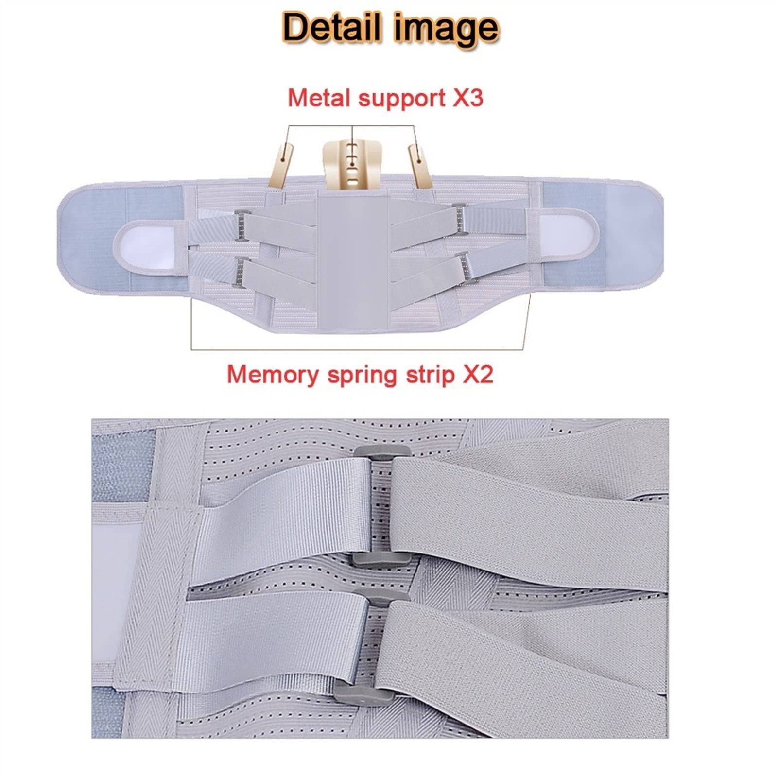 Cinturón De Sujeción Lumbar Hernia De Disco Ortopédica Corsé Médico para Alivio del Dolor De Espalda Corsé De Descompresión Autocalentable (Size : XL/X-Large)