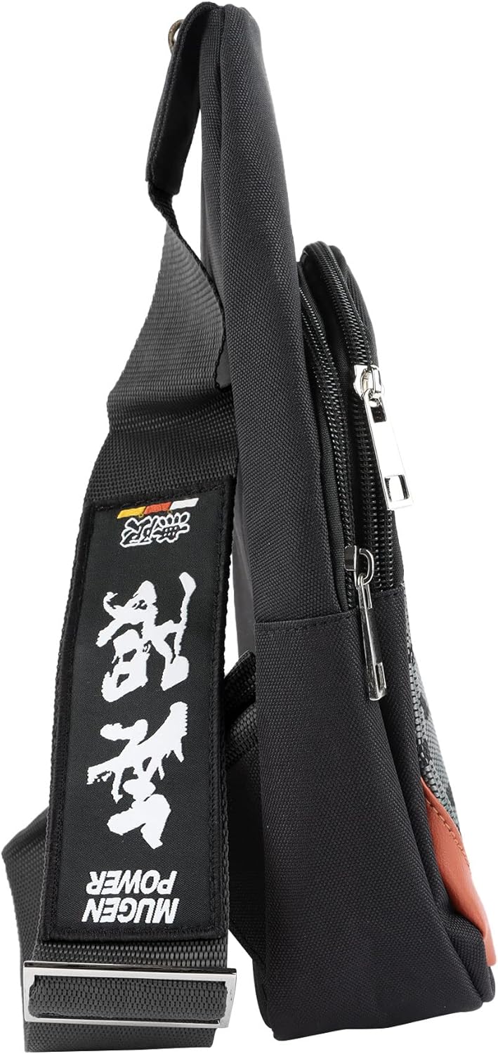 BRIDE Black Backpack Cross Body Chest Pack MUGEN Shoulder Waist Bag Messenger