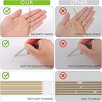 Vista 5 de Spakon 60 piezas de 2.8mm de recambios de plomo para lápices de carpintero, marcadores de plomo de recambios, lápices mecánicos secos