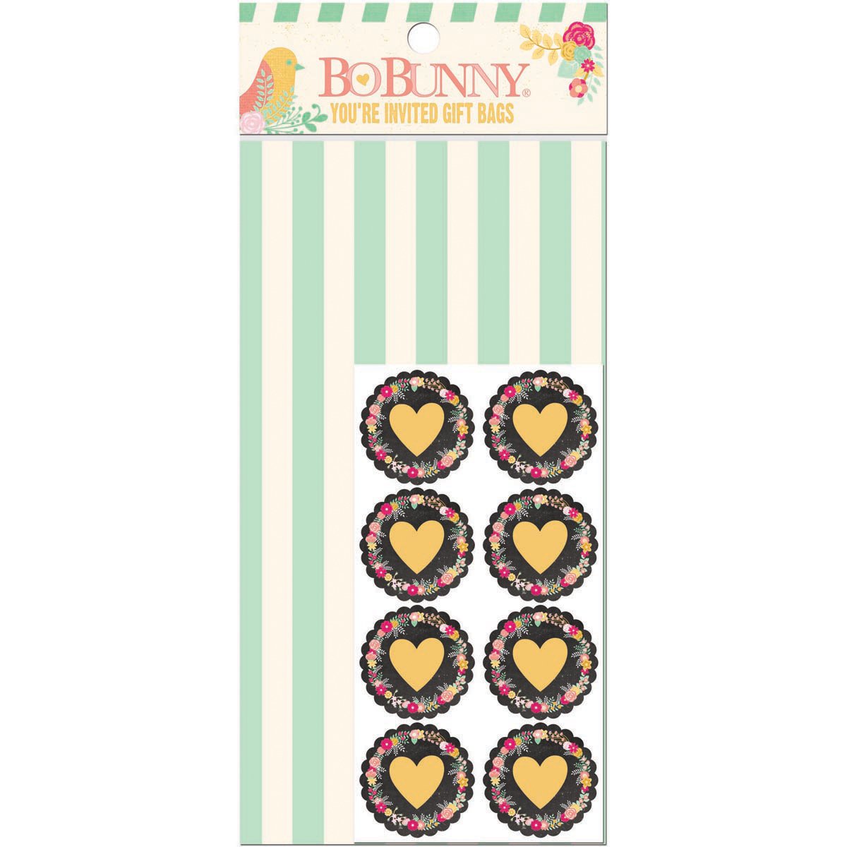 Bo Bunny You're Invited Gift Bags 8/Pkg