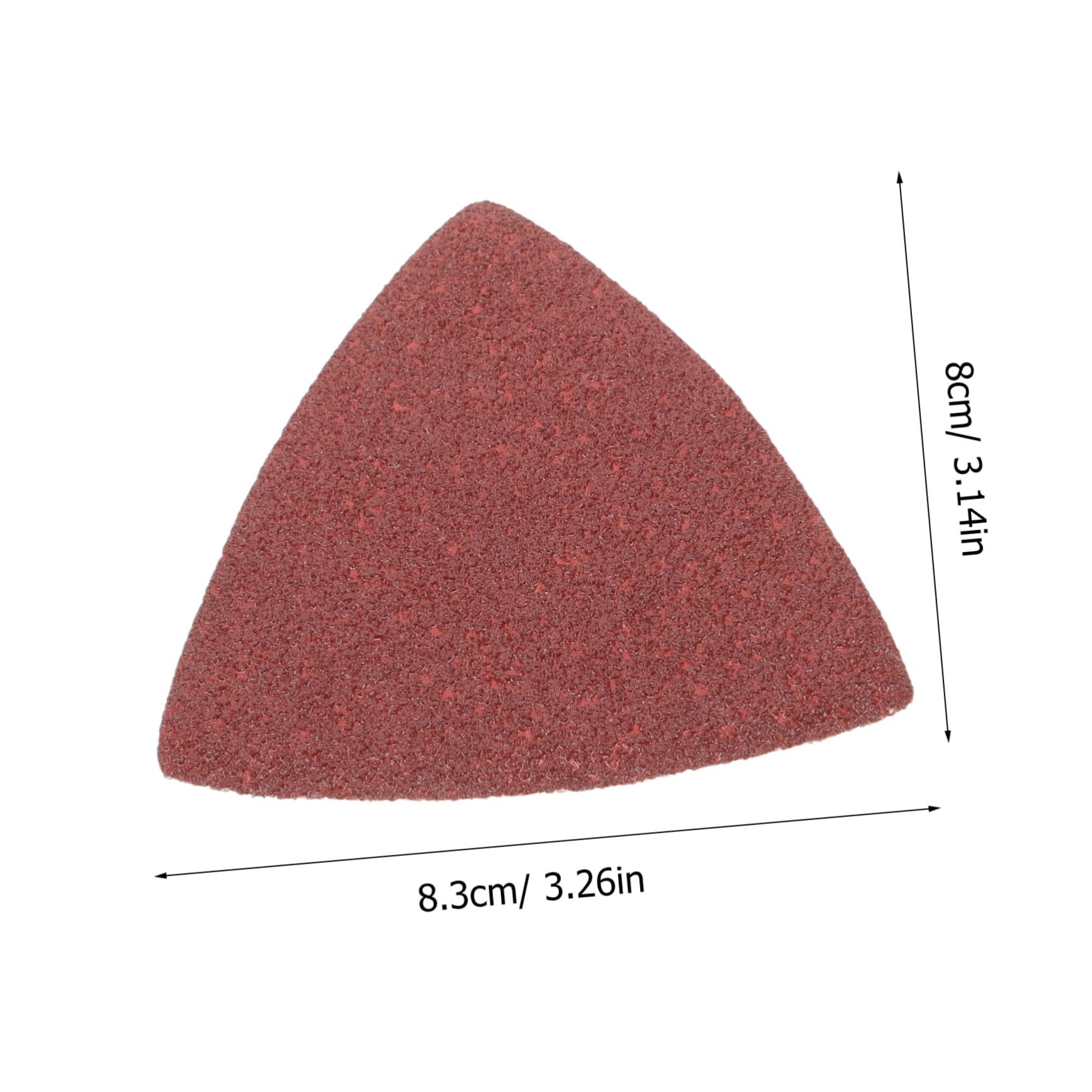 HEALEEP 20pcs Sanding Paper Pad for Triangle Sandpaper Block for Wood Metal Plastic Grit Handheld Sandpaper