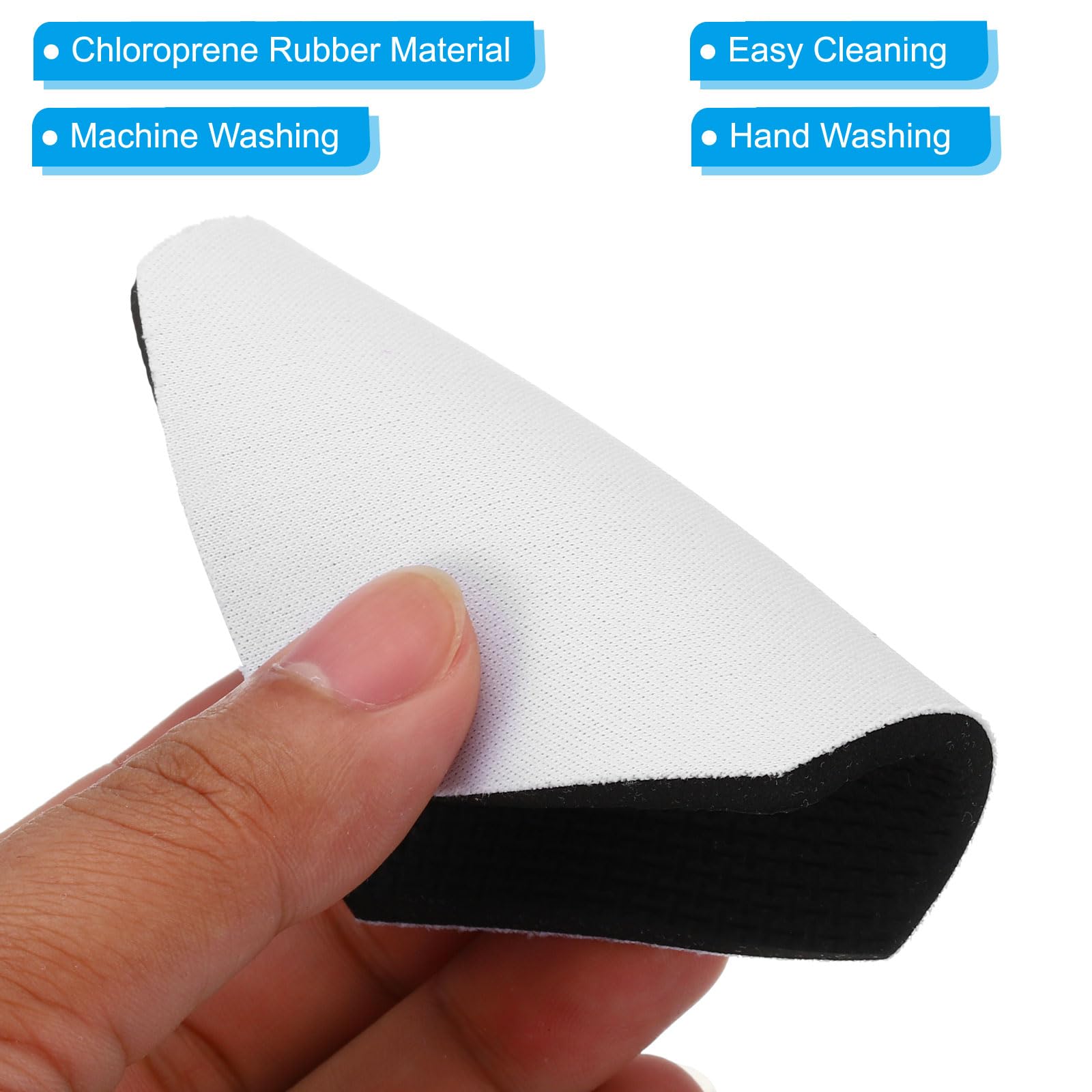PATIKIL Sublimation Coaster Blanks, 10Pcs 3.9x3.4" Hexagon Blank Cup Coasters for Thermal Sublimation DIY Crafts White - Image 4