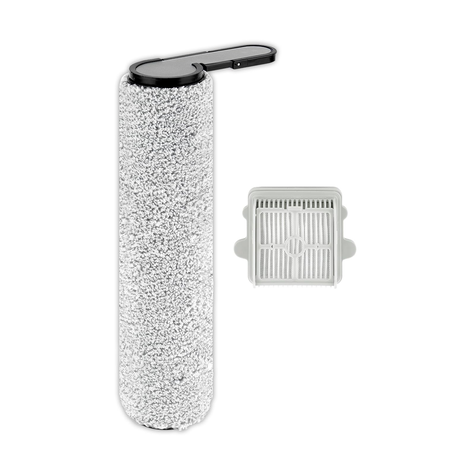 (2 Pack) F25 Replacement Brush Roller and HEPA Filter for Roborock F25/ F25 LT/ F25 RT/ F25 ACE/ F25 ALT/ F25 ACE Combo/ F25 Combo/GT Wet Dry Vacuum Cleaner, 1 Brush Roller, 1 HEPA Filter