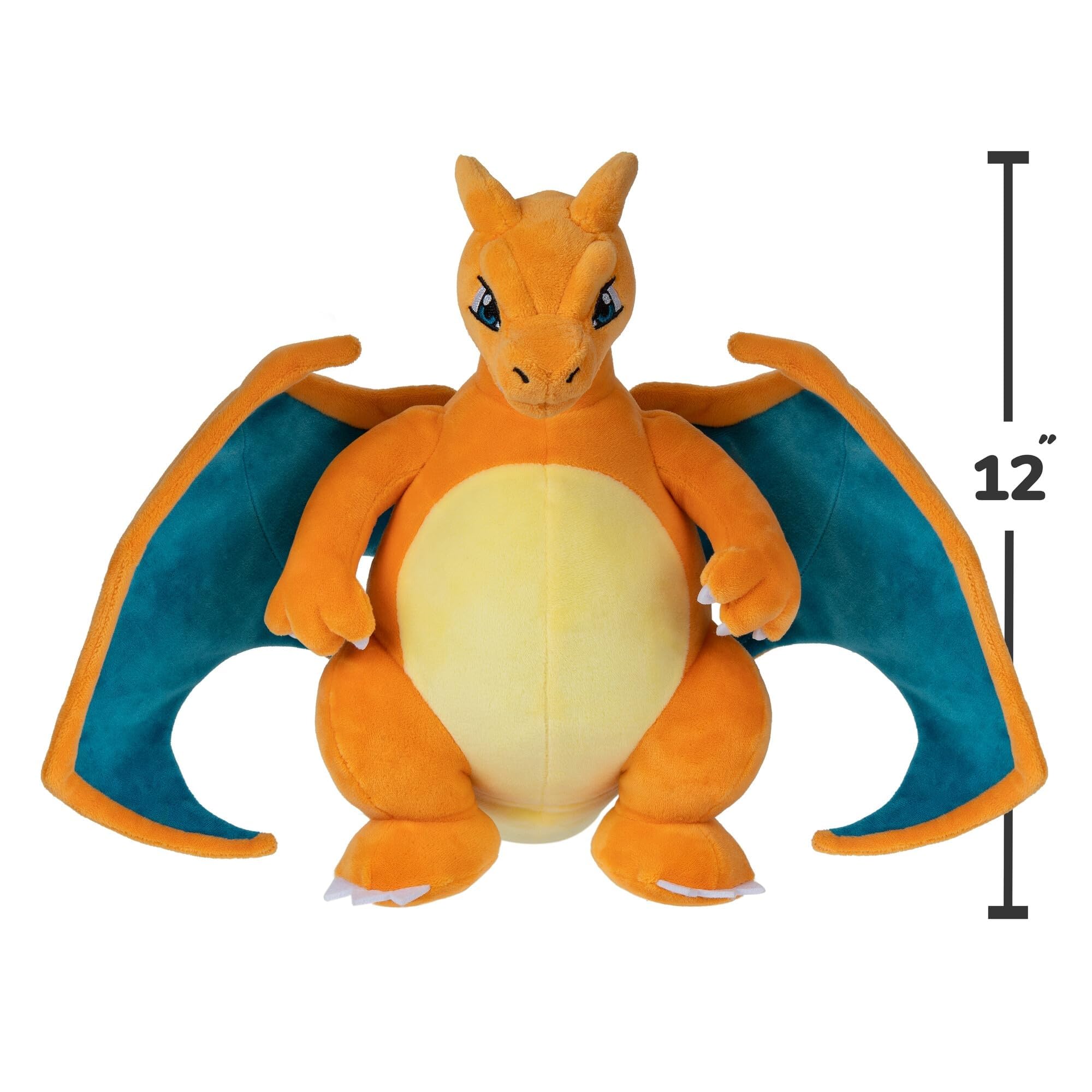 Pokémon Peluche Charizard Peluche Suave de 30 cm con Detalles auténticos