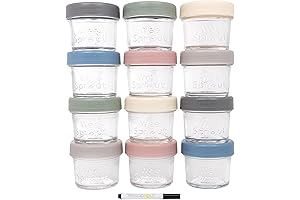 WeeSprout Freezer Jars with Lids: Essential Storage Solution for Baby Food