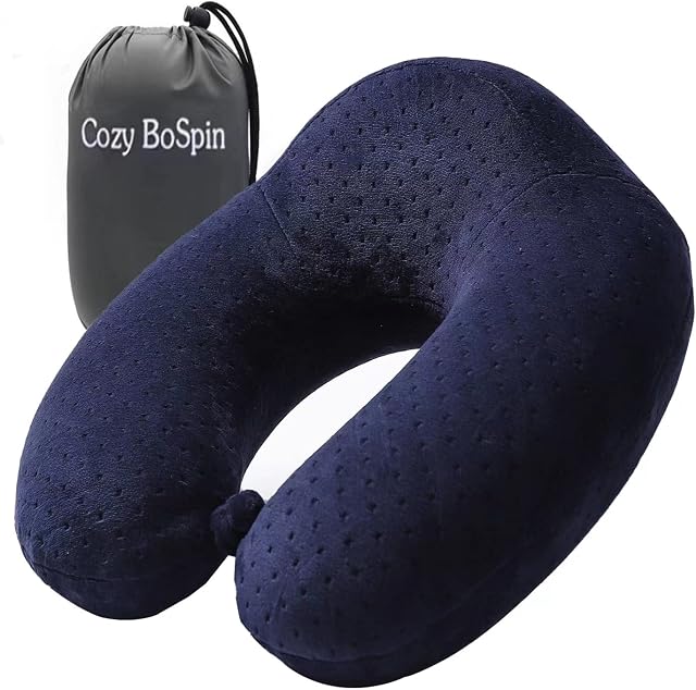 Homely Lee Travel Pillow - Memory Foam Neck Pillow Support Pillow,& Lightweight Quick Pack for Camping,Sleeping Rest Cushion
