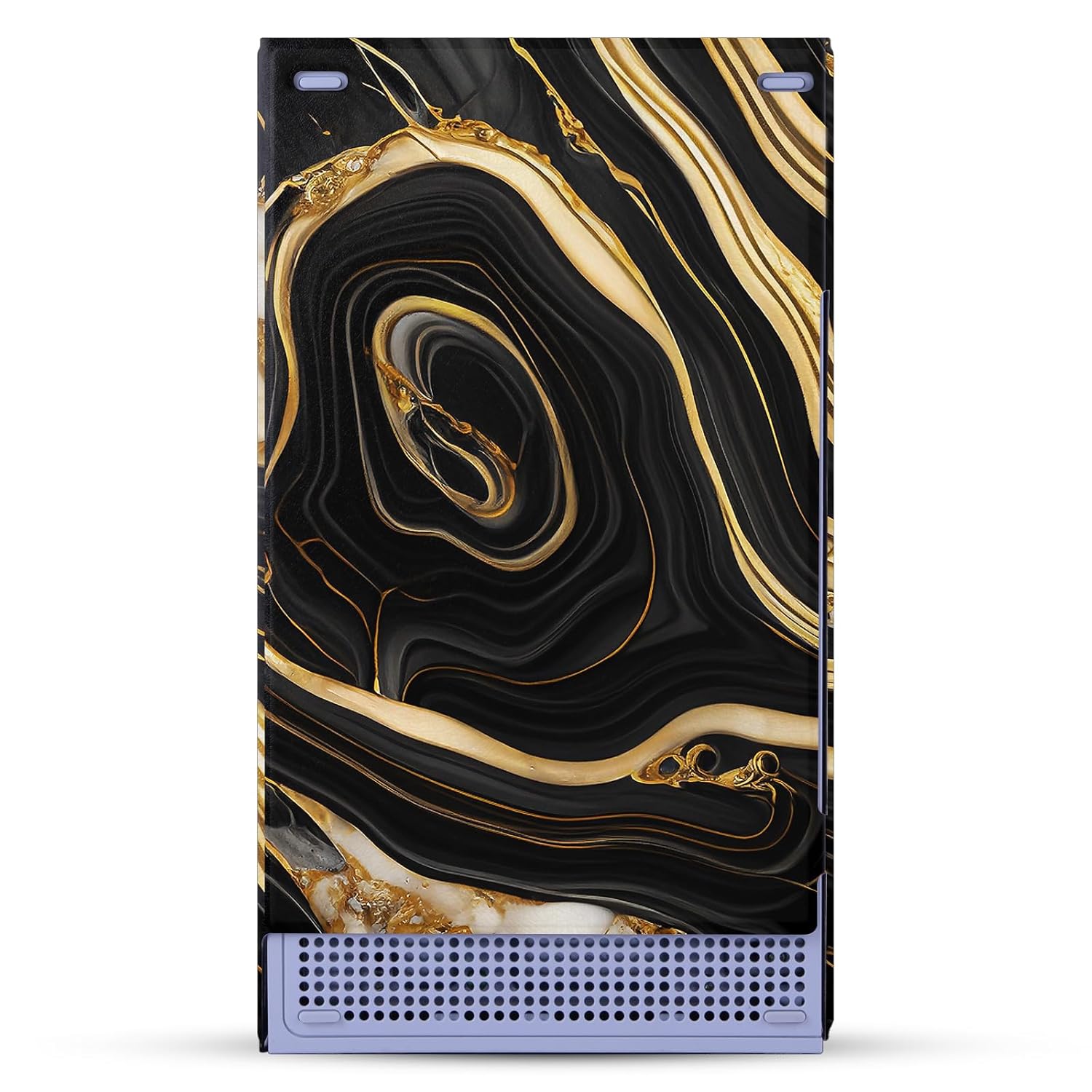 Head Case Designs Black and Gold Marble Game Console Wrap and Game Controller Skin Bundle Compatible With Xbox Series S Console & Controller Bundle
