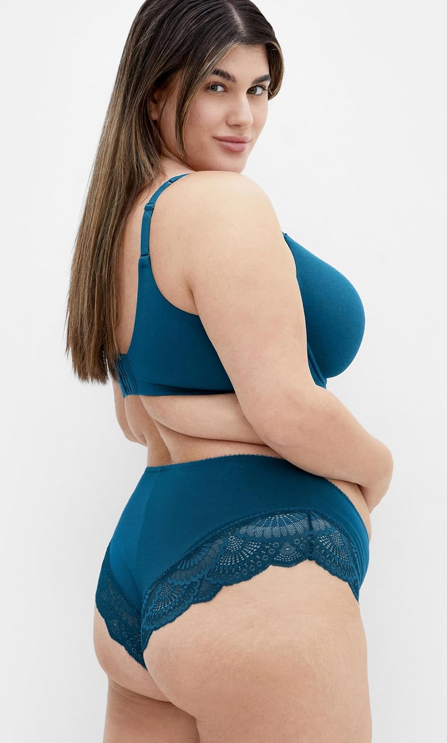 City Chic Women's Plus Size Bra - Smooth & Chic Cotton T-Shirt - Image 3