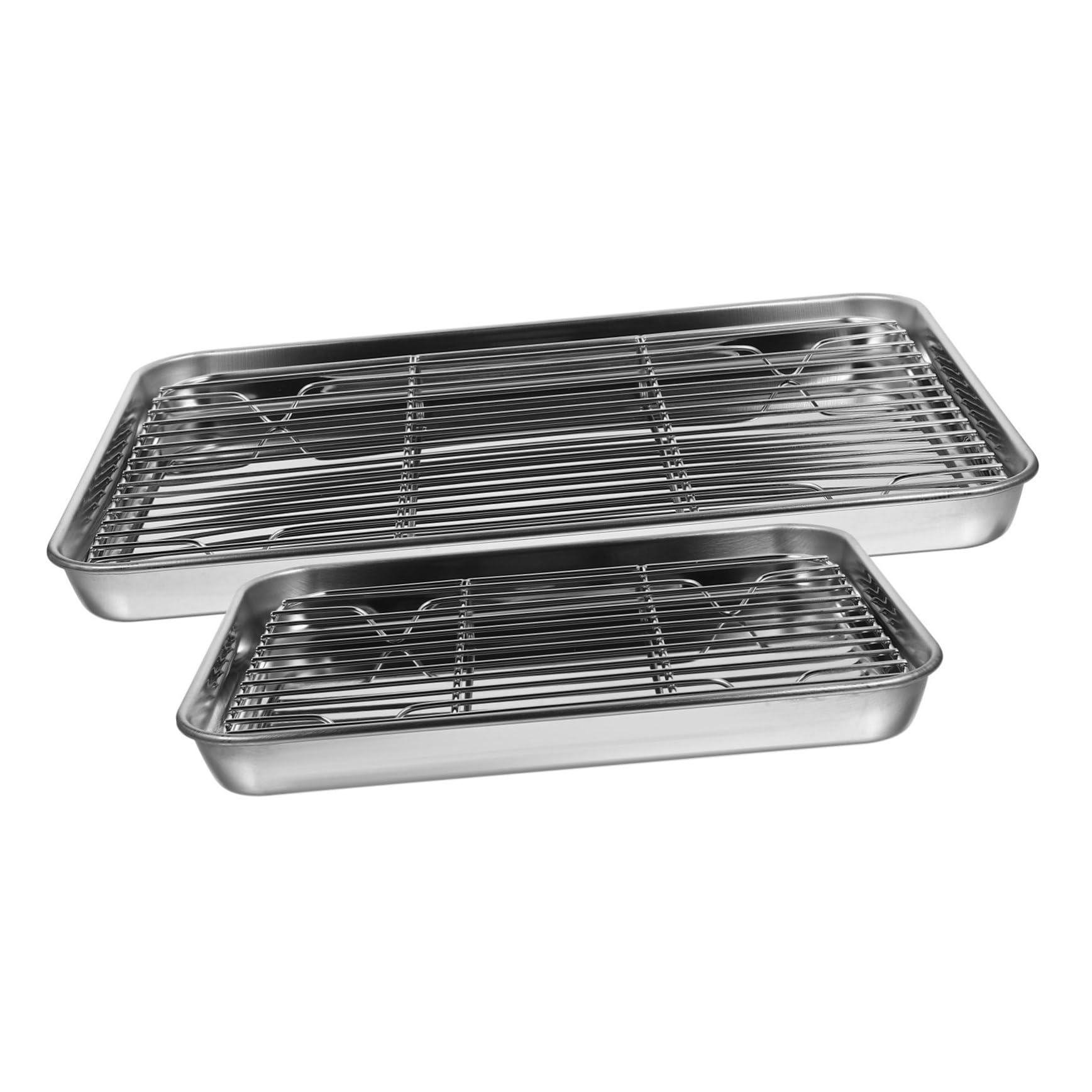 Plateaux cuisine acier inoxydable VANZACK égouttoir carré résistant à la rouille argenté